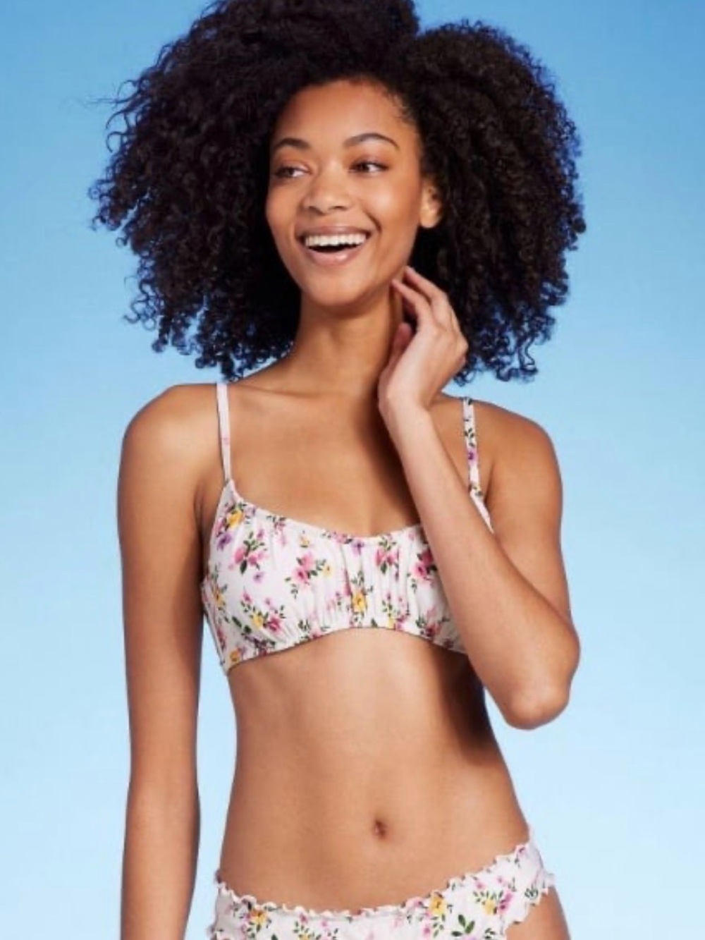 Shade & Shore Ruched Underwire Bikini Top & Matching Bottom